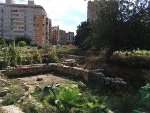 Yacimiento arqueológico abandonado en La Albufereta