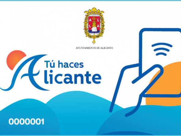 Tarjeta del ayuntamiento de Alicante
