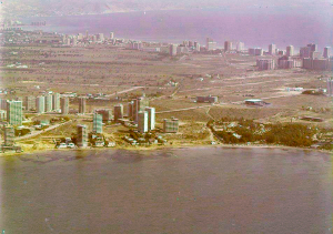 Playa de La Almadraba desde el aire